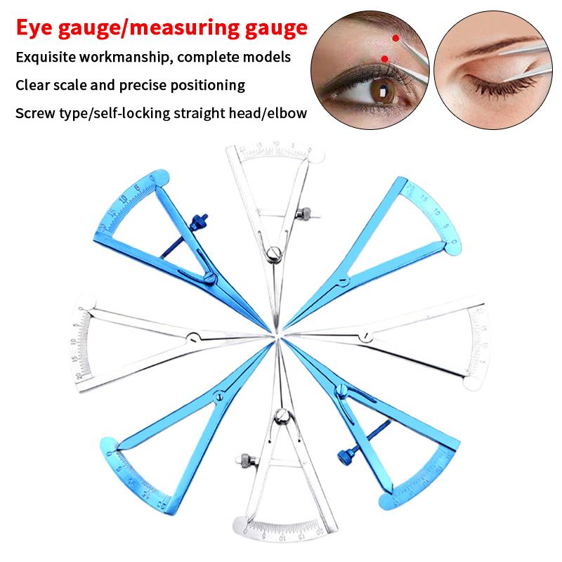 Double Eyelid Surgical Tool - Buried Thread Positioning & Medical Compass Ruler for Precision Measuring