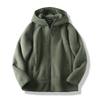 New Plush Thickened Warm Hooded Couple Men's Windproof Shaking Fleece Jacket