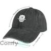 Muscular Bear Illustration Fashion Washed Baseball Cap Hat Outdoor Activities