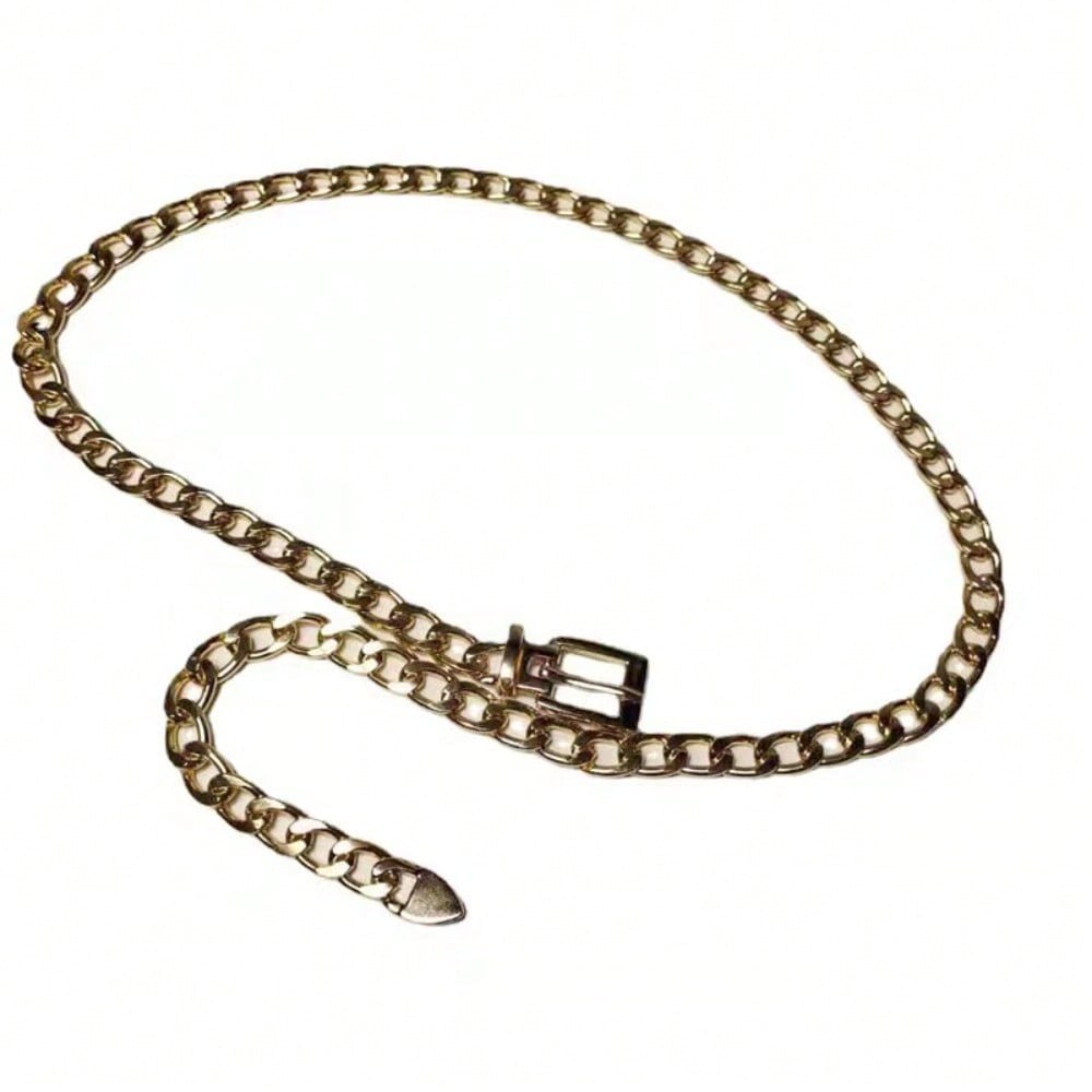 European and American Jewelry Simple Thick Chain Fashion Belt Body Chain Personalized Punk Chain Single-layer Trouser Chain