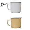 Tazza Retro Eccentrica Tazza da Caffè in Ceramica Fatta a Mano Tè con Manico Colore Solido Classica