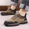 Leather Male Comfortable Flats All-match Walking Shoes Men Breathable Mens Classic Sneakers Lace-Up Men Outdoor Casual Footwear