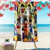 DRAGON BALL Print Beach Towel, Large Soft Quick Dry Towel for Beach Camping Swimming