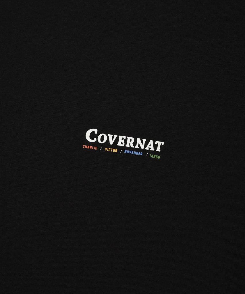 COVERNAT Cool Cotton Flag Graphic T-Shirt Black