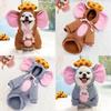 Modische Winter-Haustier-Cosplay-Kostüme Fleece Verdickt Hundekleidung Hoodies Niedlich Winddicht Haustierkleidung Katze