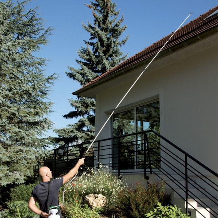 Lance télescopique - PROVENCE OUTILLAGE - Aluminium - 2,5m à 4,29m - Buse n°4 - Confort de prise