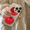 Cute Tomato Phone Case For Samsung Galaxy S24 S23 S22 S25 Ultra Plus Shockproof Soft Transparent Cover S22+ S23+ S24+ S25+ Shell
