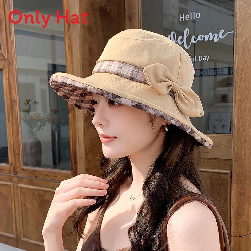 Cotton Summer Sun Hat With Wide Brim And Adjustable Fit For Outdoor Travel And Sun Protection