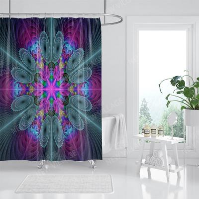 Mandala Waterproof Fabric Shower Curtains Bathroom Curtain Accessories Bath Curtain 180x200cm 240*200cm Boho Decoration Vintage