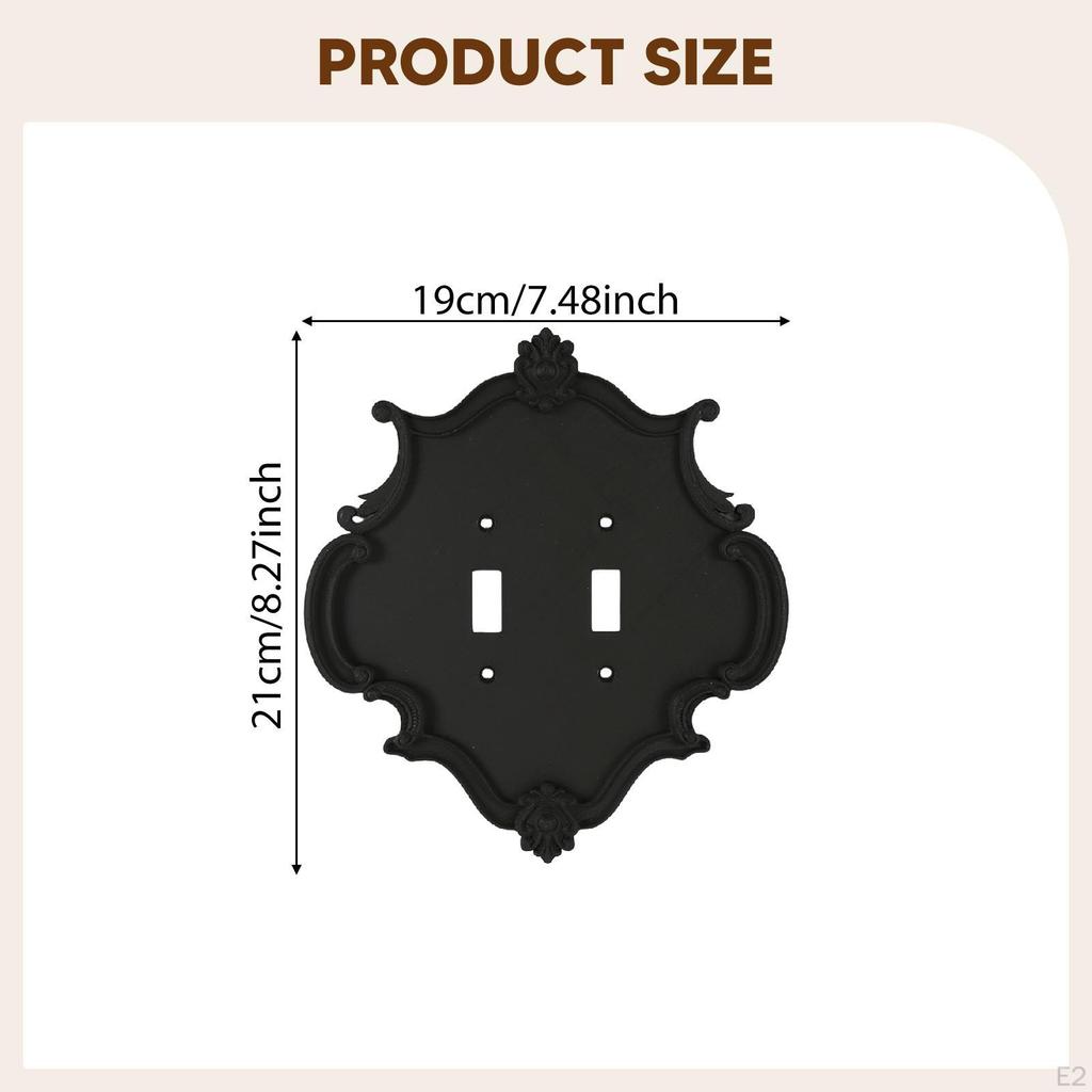 Light Cover Outlet Decorative Wallplate Bedroom Cabin Easy Installation Kitchen Country