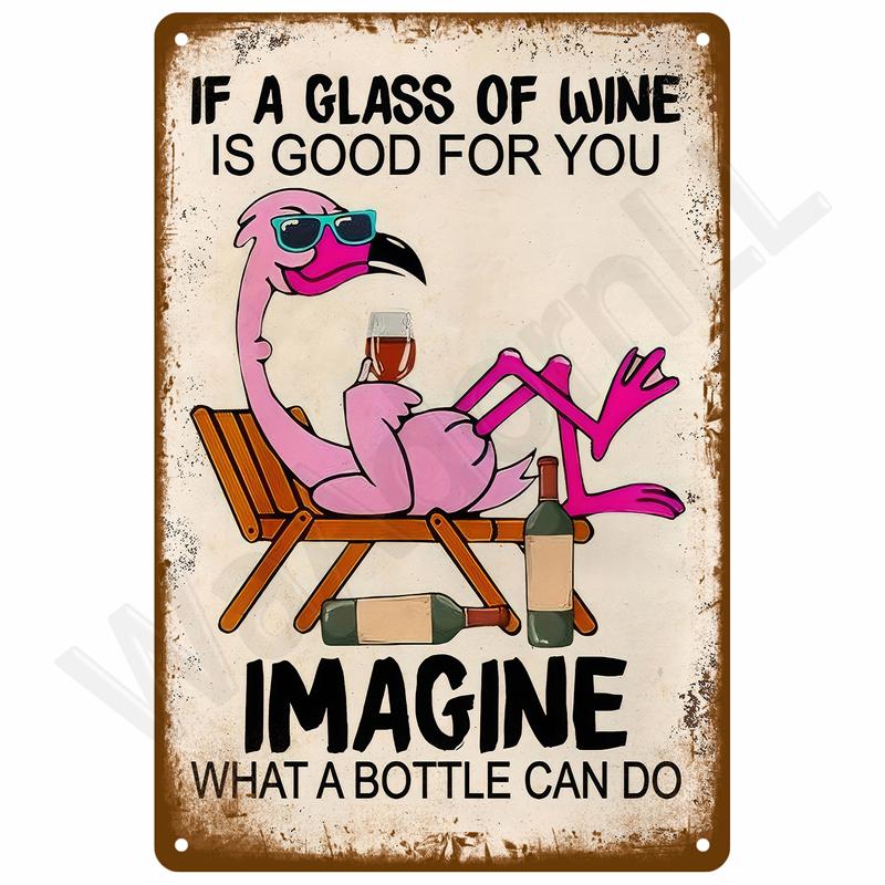 Retro Metal Sign Wall Art Mural Aesthetic Room Home Decor Items Poster Vintage Metal Plate Garage Decoration Tin Sign Plates Bar