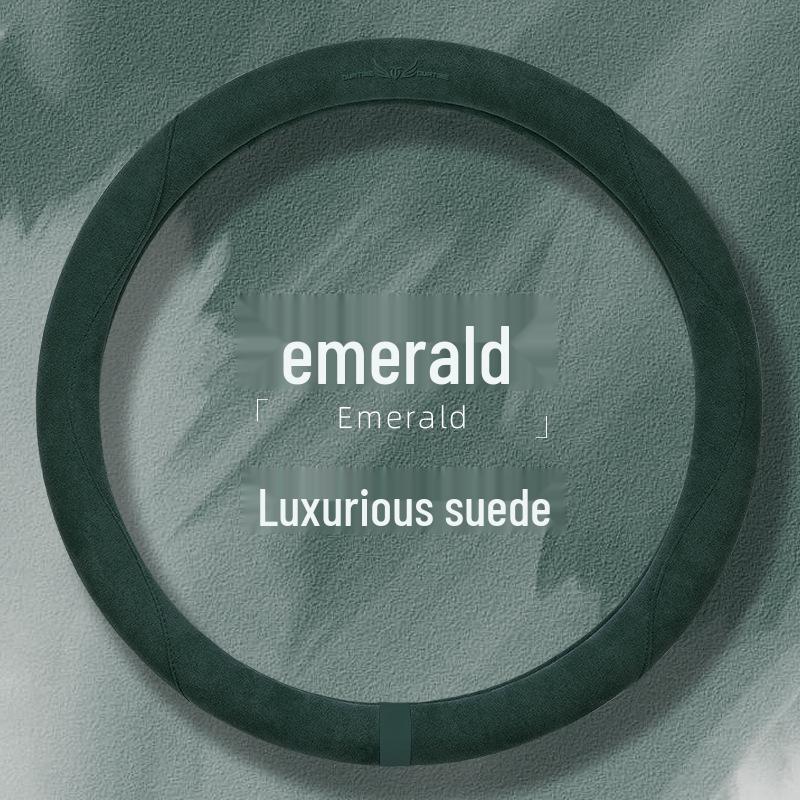 Suede & Fur Steering Wheel Covers: Winter Anti-Slip, Sweat-Absorbing, Luxury Women's Covers