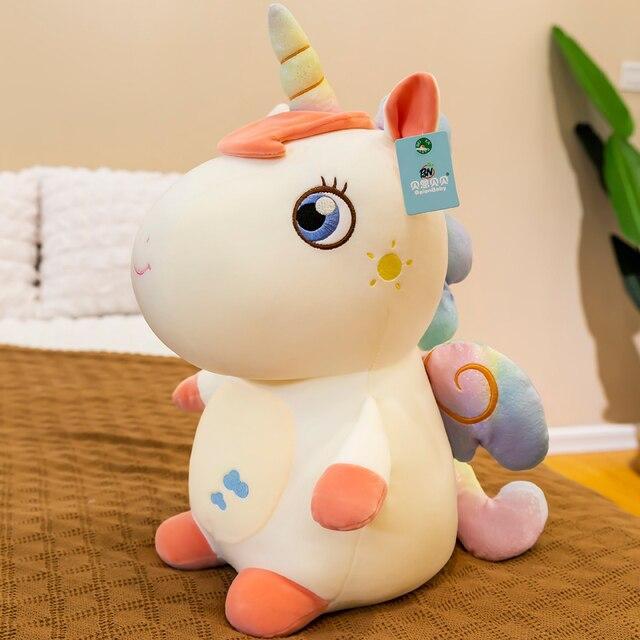 Velký kawaii Embracable jednorožec s křídly plyšové hračky plněné měkké zvířecí jednorožec panenky pro holčičky dárky k narozeninám