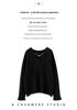 Women's Thickened Cashmere Sweater with Scissor Collar and Sequin Detail - Autumn/Winter Knitted Base Layer