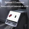 Fits Tesla Model 3/Y Refresh: Rear Air Vent Cover for Interior Air Conditioning Protection.