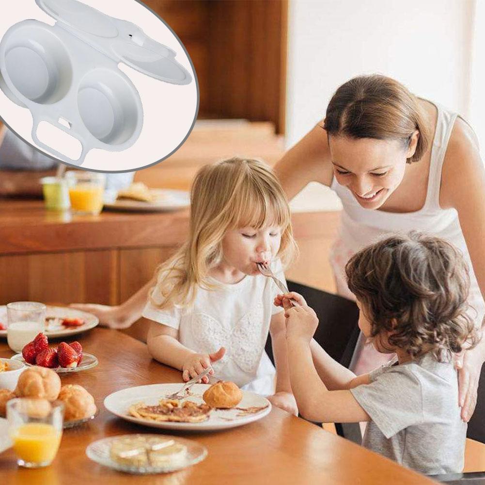 Food Grades Plastic Microwave Cooking Eggs Steamer Convenient Kitchen Cooking Mold Egg Poacher Kitchen Gadgets Fried Egg Tool