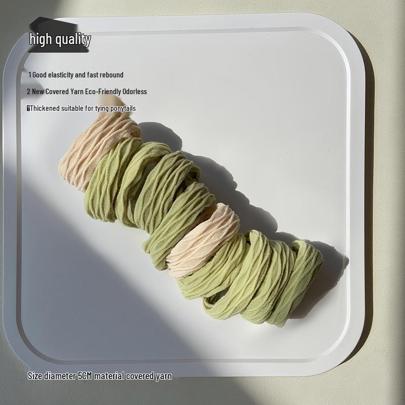 High Elasticity Durable Women's Ponytail Hair Tie In Thickened Seamless Rubber Band with Acrylic Box.