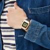 CASIO Men YOUTH 41mm Gold Watch F-201WAM-9A F-201WAM-9A
