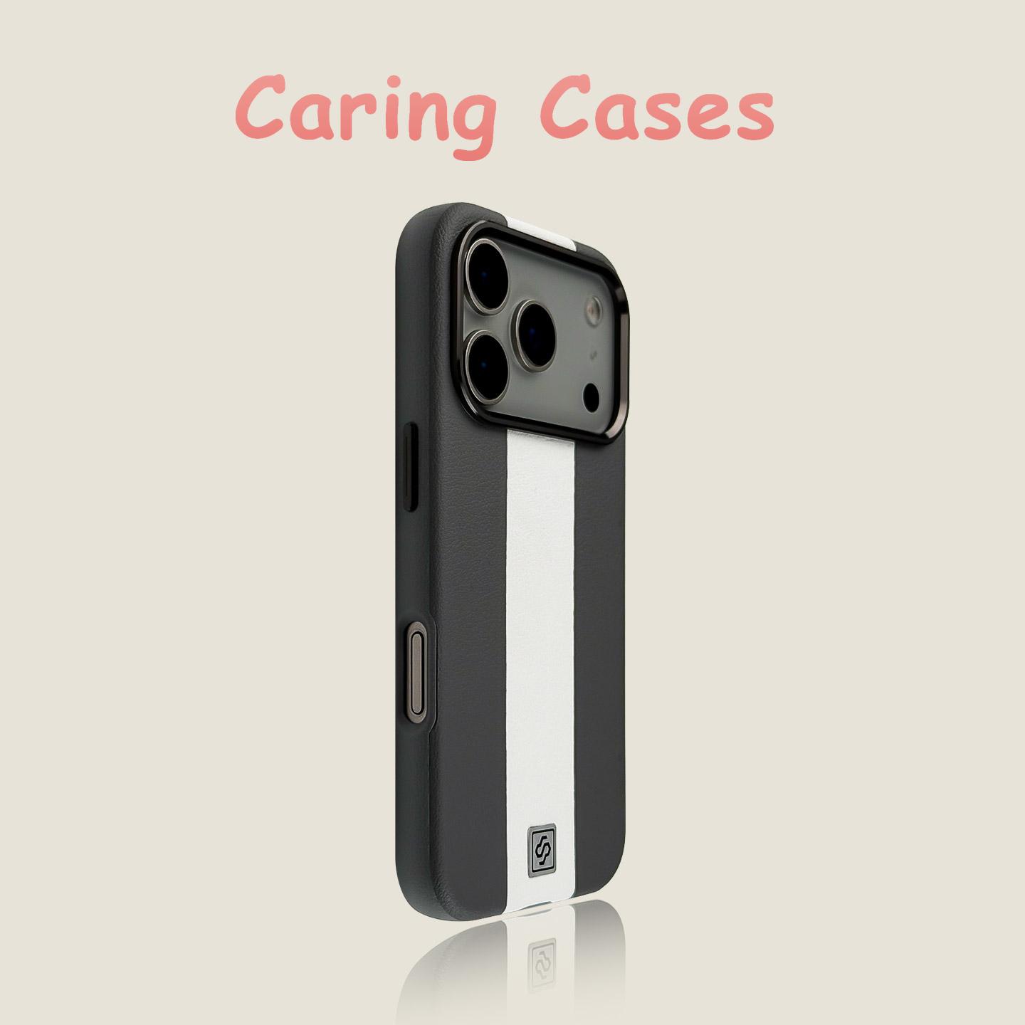 

For iPhone 17 Pro Max Case Black Orange Stripe Magnetic Leather Rugged Compatible with iPhone 16 15 14 13 iPhone 13