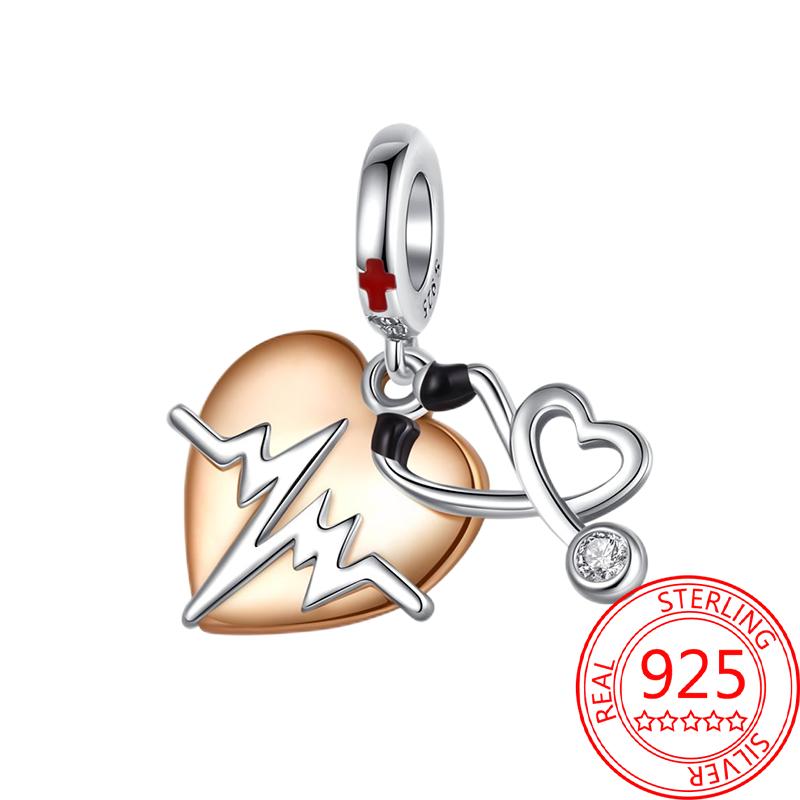 Children'S Pendant Copper Baby Pacifier Dangle Charm Fit Bracelet Necklaces Children'S Cute Jewelry Accessories