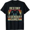 Destiny Gamer Retro Gaming Vintage Game Personalized 70s T-Shirt