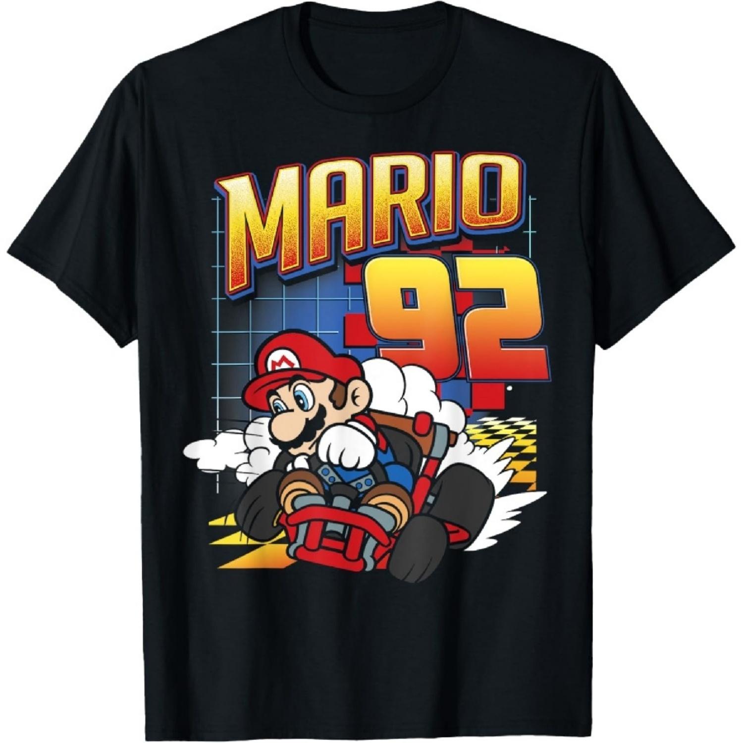 Mario Kart 92 Classic Drift Colorful Graphic T-Shirt T-Shirt22 XXXXXL разноцветный