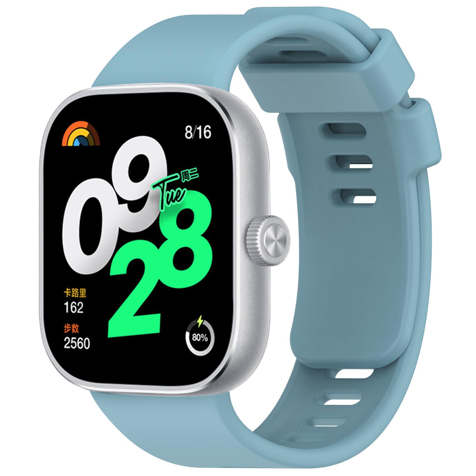 

Силиконовый ремешок для Redmi Watch 4, аксессуары для браслета, сменный ремешок для Xiaomi Mi Band 8 Pro for Redmi Watch 4 синий