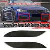 Real Carbon Fiber Front Bumper Side Splitter Canards Lip Spoiler For BMW F80 M3 F82 F83 M4 2015-2018