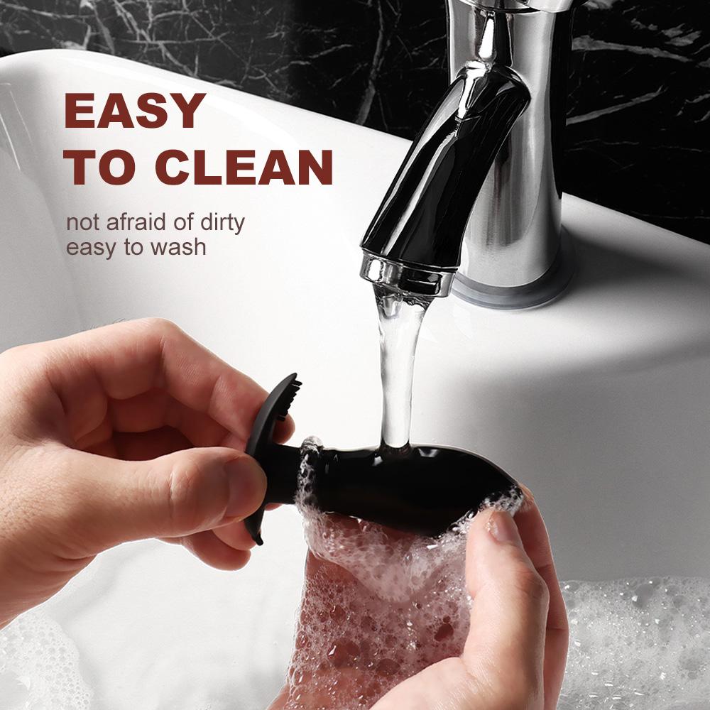 App-Fernbedienung Analvibrator, Kabelloser wiederaufladbarer Silikon-Analplug, Leise, Mehrere Vibrationsmodi für Paare