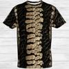 Snake Animal Scales Graphic T-shirt 3D Print Round Neck T Shirts Personality Street Cosplay Clothing Tees Tops Size XXS-6XL