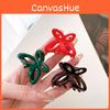 Fashionable 4cm Butterfly Hair Claw Clip Chic Acetate Material For Women