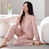 Pajamas With Chest Pads Women'S Pure Cotton Long-Sleeved Women'S Princess Style Loungewear Set