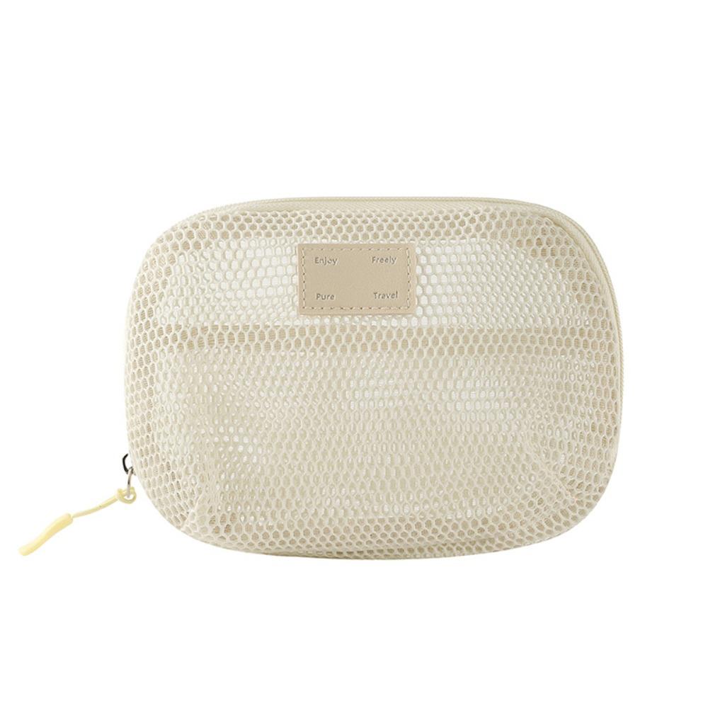 Nylon Cosmetic Bag Hand-held Storage Pouch Casual Toiletry Wash Bags  Women