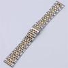 Stainless Steel Solid Seven Bead Watch Band 10 12 13 14 15 16 17 18 19 20 21 22 23 24mm Watch Accessories Watch Straps