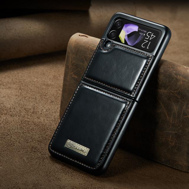 Anti -Shock Mobile Phone Protective Leather Case For Samsung Galaxy Z Flip4 Flip 3 Flip3 Zflip4 Flip 4 5g Matte Feeling Cases