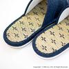 OKA Japanse Tatami Pantoffels Maat L Blauw (Tot schoenmaat 26,5 cm Igusa Japans) 4548622995176