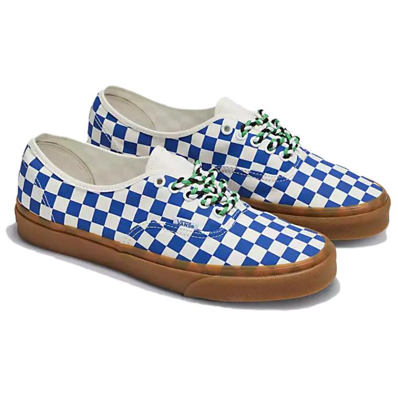 Vans Autentické tenisky 'Checkerboard Blue Gum Braided Laces' VN0009PVY6Z