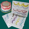 23 Sheet Cake Decorating Practice Board Icing Drawing Paper Sugarcraft Mould (As A4 paper)