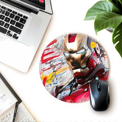 Marvel Iron Man 1 szt. Podkładka pod mysz biurowa Podkładka pod klawiaturę i mysz Akcesoria biurkowe Podkładka pod konsolę do gier Podkładka pod komputer laptop overlock