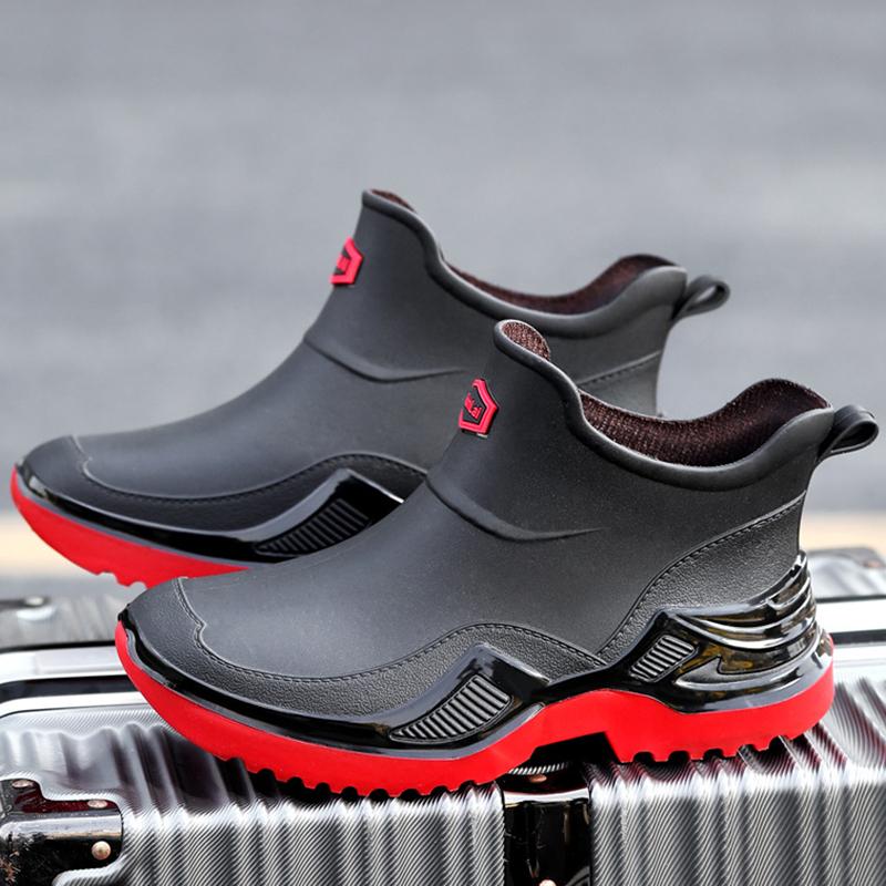 Pánské holínky Vodotěsné boty Rybaření Manžel Holínky Muž Zahrada Gumové boty Vnitřní Kuchyň Práce Holínky Mycí boty