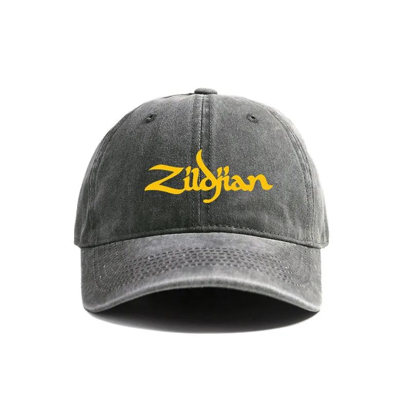 Zildjian Baseball Caps Distressed Hats Cap Men Women Retro Outdoor Summer Adjustable Hats Fashion
