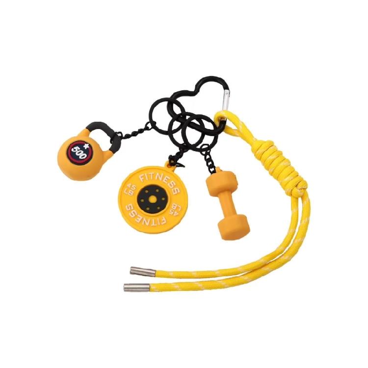 Athletic Styles Key Holder Premium PVC Construction Trendy Bag Charm For Sports Equipment Organization