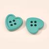 New Cute Four-Hole Heart Shaped Plastic Buttons for DIY Children's Clothing & Decoration