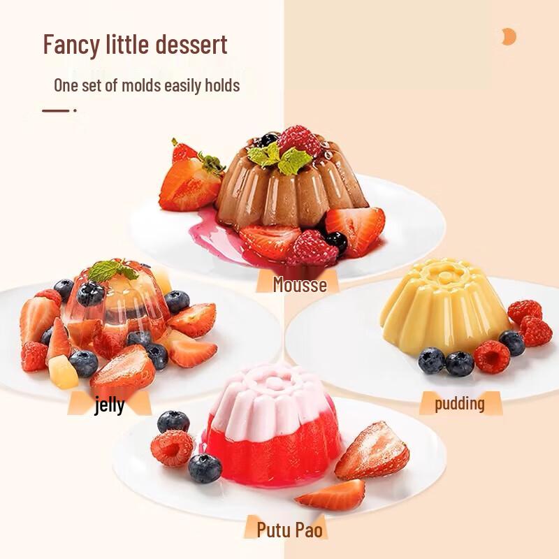 Pudding Silicone Mold 4-Piece Set