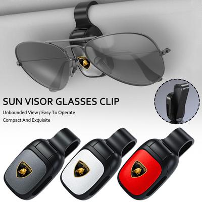 Car Sunglasses Clip Case Eyeglasses Clip Holder For Lamborghini LP570 LP610 Urus LP700 LP770 Gallardo Aventador Auto Accessory