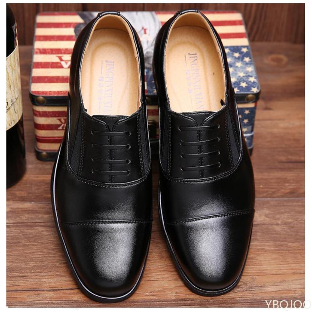 Men Dress Shoes Luxury  Business Leather Shoes for Mens Comfortable Pointed Social Shoe Male Sports Casual Footwear