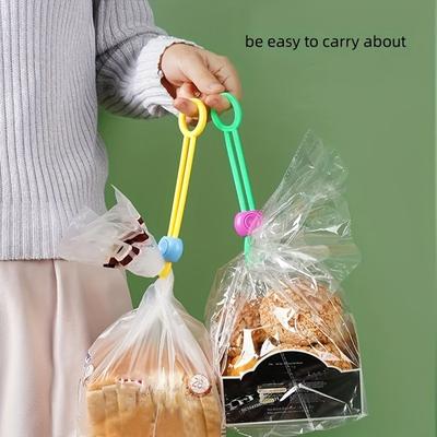 1/5/10pcs Portable Bag Storage Sealing Clips Random Color Snack Grain Preservation Cable Clips for Home Kitchen Office