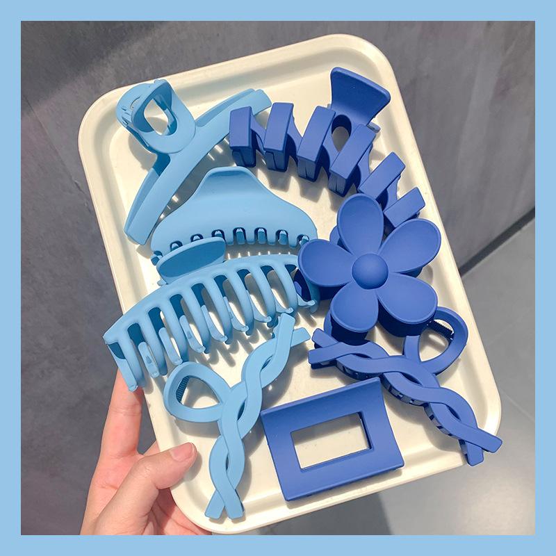 8 Stück Vorteilspack~Große einfache Haarspange für Damen, Haarspange für Hinterkopf, Hochwertige Haarklammer, Explosive Haarspange