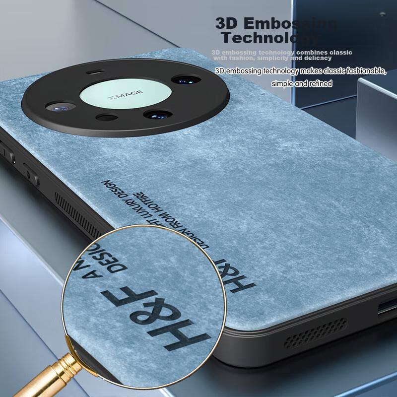Phone Case for Huawei Mate60 Pro, Huawei Mate60 Pro+ Protective Cover, Upgraded Skin-Like Matte Lens Full Protection Silicone Case And Wome