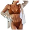 Women's Fashion Sexy Color Split Bikini Swimsuit